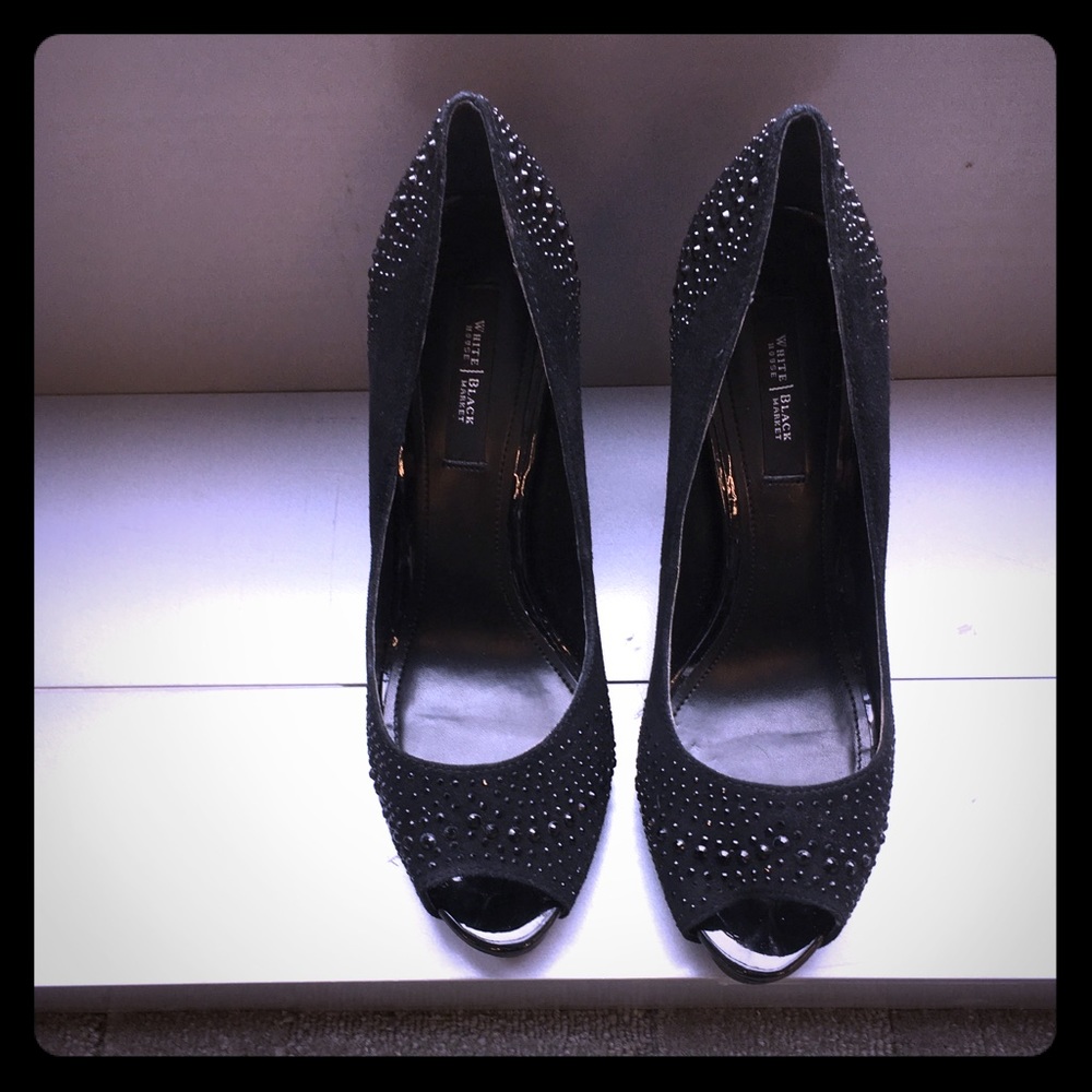 Slightly worn shoes